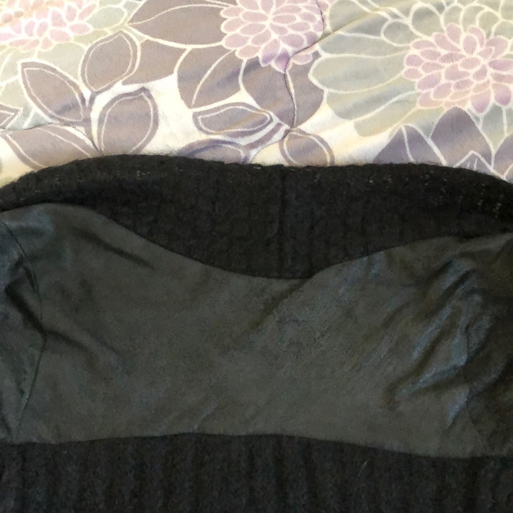 Rick Owens Coat With Leather Shoulder View 6